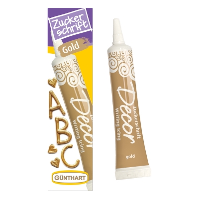 Crayon Pâtissier sucre, or 12 X 25g 