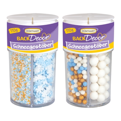 Décor à parsemer, chutes de neige 1 X 8 pcs 