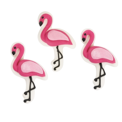 Flamands roses en sucre 1 X48 pcs - 33 x 54 x 11 mm 