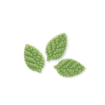 Petites feuilles vertes de rosier 1 X144 pcs - 33 x 20 x 3,5 mm 