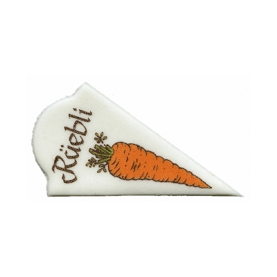 Triangle  Carottes , mousse de sucre 