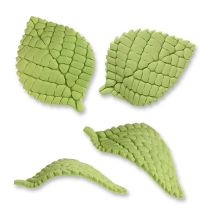 Grandes feuilles, sucre 1 X100 pcs - 45 x 30 mm 