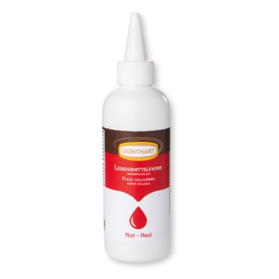 Colorant alimentaire rouge 1 X200 ml - ø 49 x 175 mm 