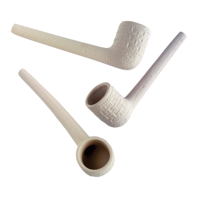 Pipes en terre cuite 1 X100 pcs - 80 x 20 x 30 mm 