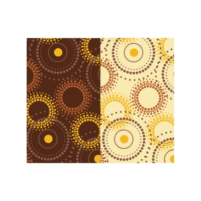 Feuilles de transfert, Cercles 1 X25 pcs - 400 x 290 mm 