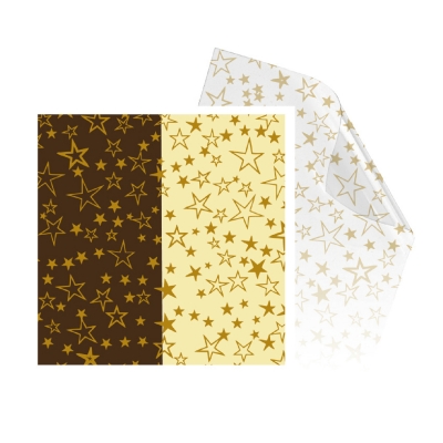 Feuilles de transfert, Étoiles 1 X25 pcs - 400 x 290 mm 