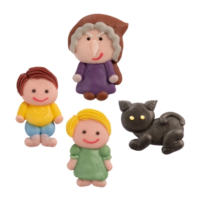 Sorcières, Hänsel&Gretel, Chat en sucre 1 X60 pcs 