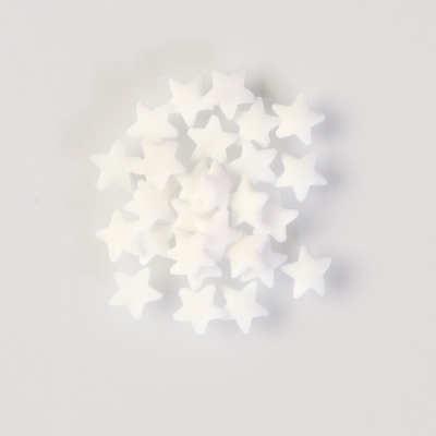 Décor à parsemer, étoiles blanches 1 X1,5 Kg - Ø 7 mm 