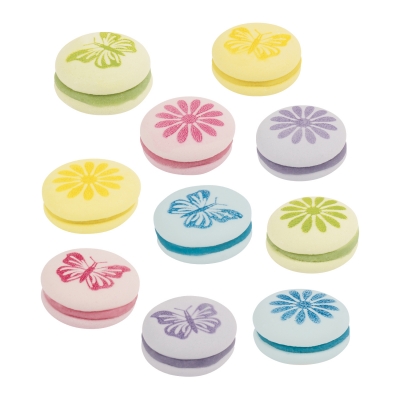 Makkarons avec impression 1 X 75 pcs 