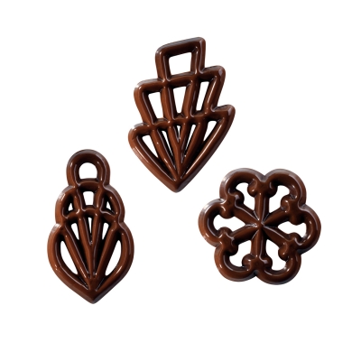 Filigranes classiques, Glaçage au cacao 1 X 600 pcs 
