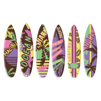 Planches de surf, chocolat blanc, ass. 1 X 96 pcs 