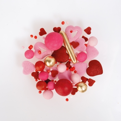 Décor à parsemer, True Love, 1 X 600 g 