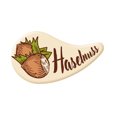 Décors  Haselnuss , chocolat blanc 1 x 100 pcs 