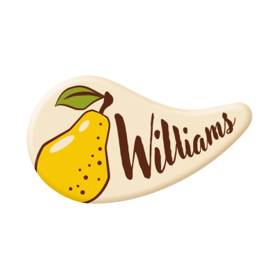 Décors  Williams , chocolat blanc 1 X 100 pcs 