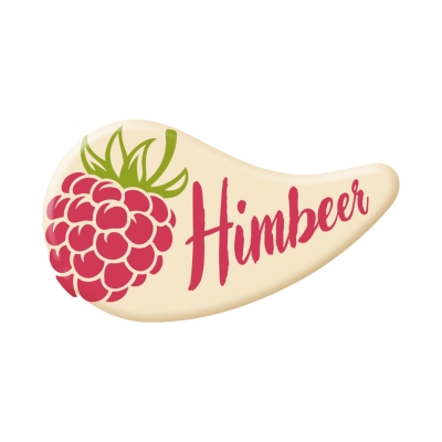 Décors  Himbeer , chocolat blanc 1 X 100 pcs 