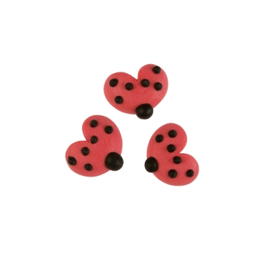 Mini coccinelles, sucre 1 X200 pcs - 13 x 10 x 7 mm 