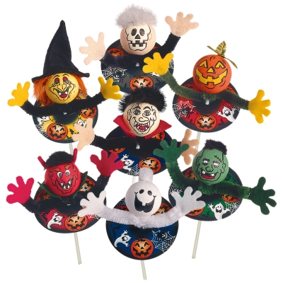 Figurines d'Halloween sur pique 1 X100 pcs 