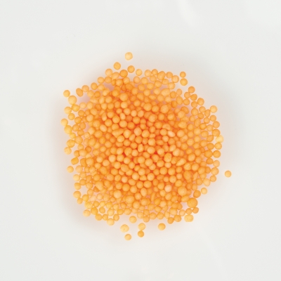 Décors en sucre à parsemer nonpareilles, oranges 1 X2 Kg - Ø 1,5 mm 