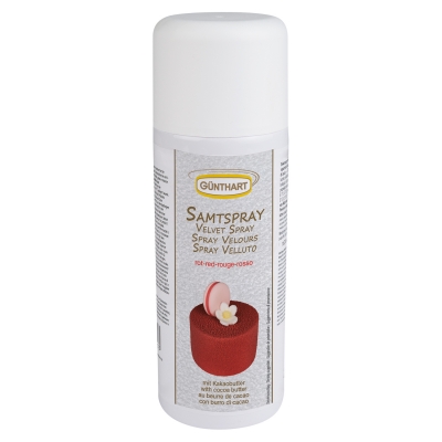 Spray velours, rouge 1 X400 ml - Ø 65 x 200 mm 