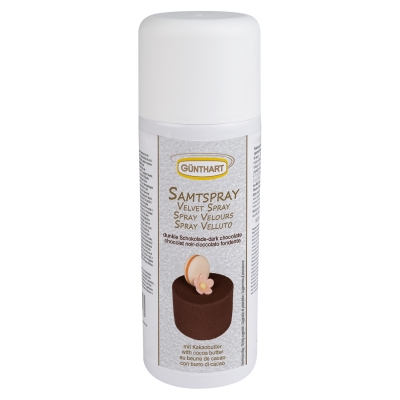 Spray Velours Chocolat noir  1 X400 ml - Ø 65 x 200 mm 