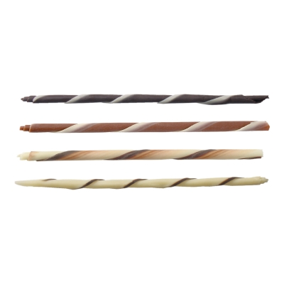 Cigarillos assortis, chocolat blanc et noir 1 X108 pcs - Ø 5 x 150 mm 