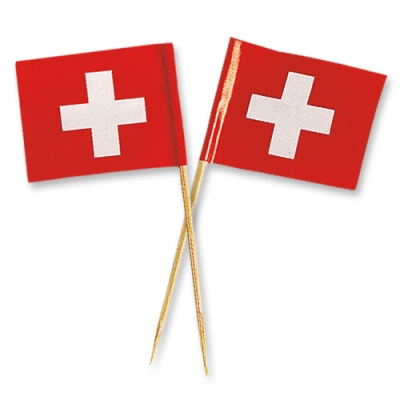 Grands drapeaux suisses 1 X144 pcs - 88 x 50 x 2 mm 