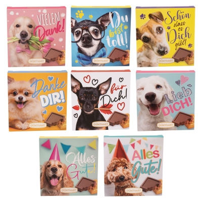 Étuis  Chiens , ass. 1 X16 pcs 