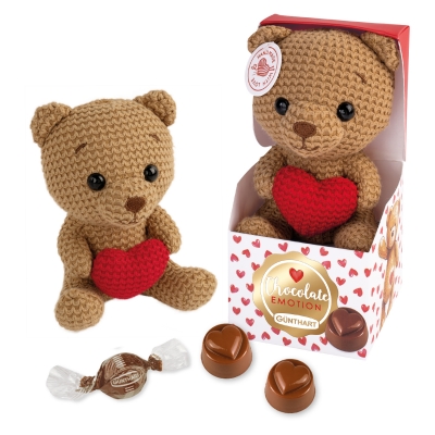 Ours en peluche sur boîte  1 X 9 pcs 