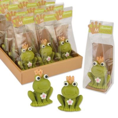 Grenouilles pâte d'amandes - pochette individuelle 