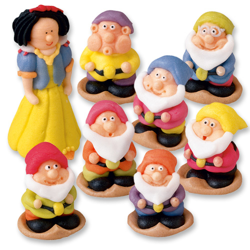 France Decor Shop 12 Pcs Sets De Blanche Neige Et Les 7 Nains 3d