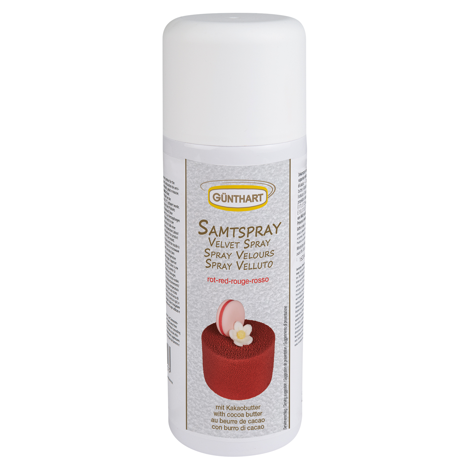 France Décor Shop  Spray velours, rouge 1 X400 ml - Ø 65 x 200 mm